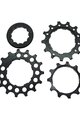 SRAM kazetové koše - REPLACEABLE COGS PG-1210/1230 11T-13T-15T - černá