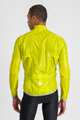 SPORTFUL Cyklistická větruodolná bunda - HOT PACK EASYLIGHT - žlutá