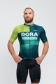 BONAVELO Cyklistický dres s krátkým rukávem - BORA 2024 - zelená/světle zelená