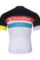 BONAVELO Cyklistický dres s krátkým rukávem - RADIOSHACK – NISSAN - modrá/bílá