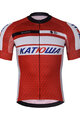 BONAVELO Cyklistický dres s krátkým rukávem - KATIOWA - červená/bílá