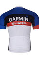 BONAVELO Cyklistický dres s krátkým rukávem - GARMIN SHARP - modrá/černá