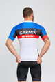 BONAVELO Cyklistický dres s krátkým rukávem - GARMIN SHARP - modrá/černá