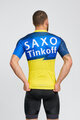 BONAVELO Cyklistický dres s krátkým rukávem - SAXO BANK TINKOFF - modrá/žlutá