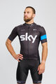 BONAVELO Cyklistický dres s krátkým rukávem - SKY - černá