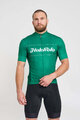 HOLOKOLO Cyklistický dres s krátkým rukávem - GEAR UP - zelená