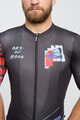 HOLOKOLO Cyklistický dres s krátkým rukávem - SKETCH - černá/červená
