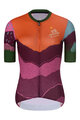RIVANELLE BY HOLOKOLO Cyklistický dres s krátkým rukávem - SERENITY - fialová/červená
