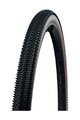 SCHWALBE plášť - G-ONE R (45-622) 28x1.70 700x45C RACE - béžová/černá