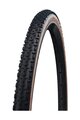 SCHWALBE plášť - G-ONE R (35-622) 28x1.35 700x35C RACE - béžová/černá