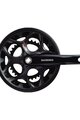 SHIMANO kliky s převodníkem - TOURNEY A070 170mm 50/34 - černá