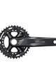 SHIMANO kliky s převodníkem - DEORE M4100 175mm 36/26 - černá