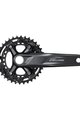 SHIMANO kliky s převodníkem - DEORE M5100 175mm 36/26 - černá