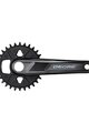 SHIMANO kliky s převodníkem - DEORE M6100 170mm 30 - černá