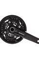 SHIMANO kliky s převodníkem - MT500 175mm 40/30/22 - černá