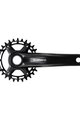 SHIMANO kliky s převodníkem - MT510 175mm 34 - černá