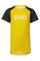 POC Cyklistický dres s krátkým rukávem - ESSENTIAL MTB - žlutá/šedá