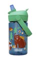 CAMELBAK Cyklistická láhev na vodu - THRIVE FLIP STRAW KIDS 0,4l - zelená/modrá