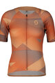 SCOTT Cyklistický dres s krátkým rukávem - RC PREMIUM CLIMBER - oranžová