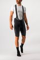 CASTELLI Cyklistické kalhoty krátké s laclem - NANO FLEX PRO RACE - černá