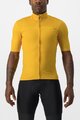 CASTELLI Cyklistický dres s krátkým rukávem - PRO THERMAL MID - žlutá