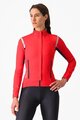 CASTELLI Cyklistická zateplená bunda - PERFETTO ROS 2 W - červená