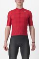 CASTELLI Cyklistický dres s krátkým rukávem - LIVELLI - červená