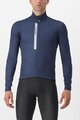 CASTELLI Cyklistický dres s dlouhým rukávem zimní - ENTRATA THERMAL - modrá