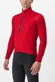 CASTELLI Cyklistický dres s dlouhým rukávem zimní - ENTRATA THERMAL - červená