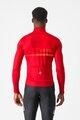 CASTELLI Cyklistický dres s dlouhým rukávem zimní - ENTRATA THERMAL - červená