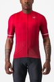 CASTELLI Cyklistický dres s krátkým rukávem - ORIZZONTE - červená