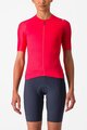 CASTELLI Cyklistický dres s krátkým rukávem - ESPRESSO W - červená