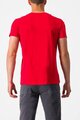 CASTELLI Cyklistické triko s krátkým rukávem - CLASSICO - červená