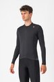 CASTELLI Cyklistický dres s dlouhým rukávem zimní - ESPRESSO THERMAL - antracitová