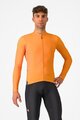 CASTELLI Cyklistický dres s dlouhým rukávem zimní - ESPRESSO THERMAL - oranžová