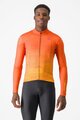 CASTELLI Cyklistický dres s dlouhým rukávem zimní - UNLIMITED THERMAL - oranžová