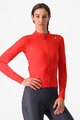 CASTELLI Cyklistický dres s dlouhým rukávem zimní - ESPRESSO THERMAL W - oranžová