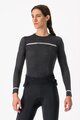 CASTELLI Cyklistické triko s dlouhým rukávem - MERINO SEAMLESS W - černá