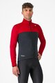 CASTELLI Cyklistická zateplená bunda - ESTREMO - červená/černá