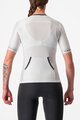 CASTELLI Cyklistický dres s krátkým rukávem - FREE SPEED 2W RACE - bílá/černá