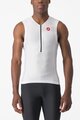 CASTELLI Cyklistický dres bez rukávů - FREE TRI 2 - bílá/černá