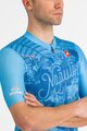 CASTELLI Cyklistický dres s krátkým rukávem - #GIRO107 NAPOLI - modrá