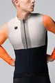 GOBIK Cyklistický dres s dlouhým rukávem zimní - HYDER BLEND - oranžová/ivory/černá