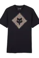 FOX Cyklistické triko s krátkým rukávem - LEO PREM - černá