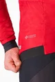 CASTELLI Cyklistická větruodolná bunda - FLY THERMAL - červená