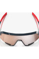 100% SPEEDLAB Cyklistické brýle - SLENDALE - antracitová/červená
