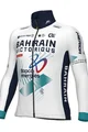 ALÉ Cyklistická zateplená bunda - BAHRAIN VICTORIOUS 2024 - bílá/modrá