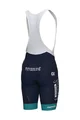 ALÉ Cyklistické kalhoty krátké s laclem - BAHRAIN VICTORIOUS 2024 - modrá/bílá