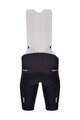 SANTINI Cyklistické kalhoty krátké s laclem - TDF KING - černá/bílá