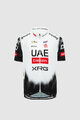 PISSEI Cyklistický dres s krátkým rukávem - UAE TEAM EMIRATES 2025 REPLICA JR - bílá/černá